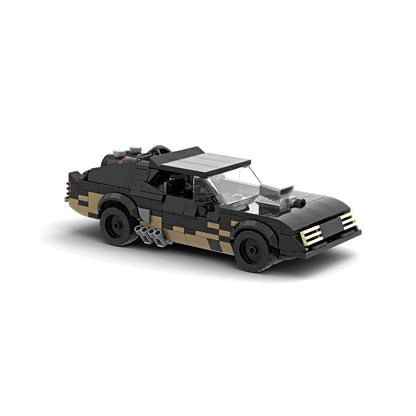 Post-Apocalyptic V8 Interceptor Muscle Car Building Kit | LEGO-Compatible MOC - 4