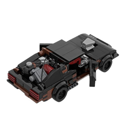 Post-Apocalyptic V8 Interceptor Muscle Car Building Kit | LEGO-Compatible MOC - 8