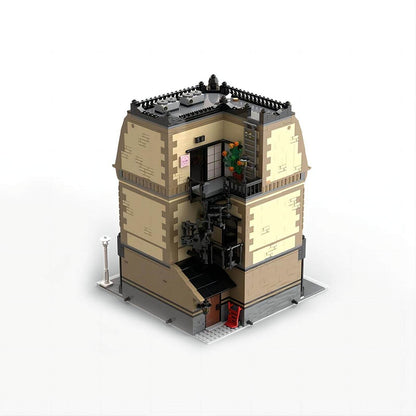 Post Office Corner Modular Building Kit | LEGO-Compatible MOC - 3