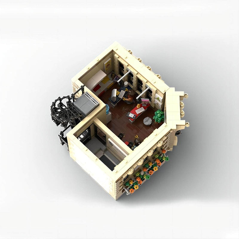 Post Office Corner Modular Building Kit | LEGO-Compatible MOC - 6