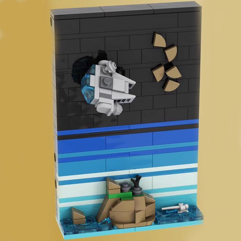 postcard from ahch-to building set | star wars | moc-150819 - 1