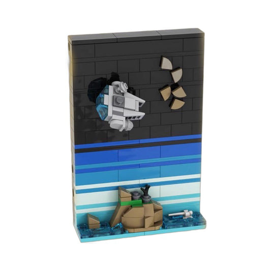 postcard from ahch-to building set | star wars | moc-150819 - 2