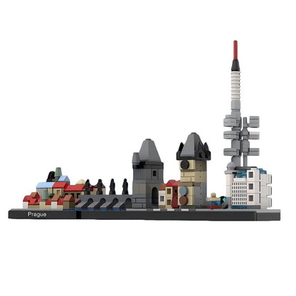 Prague City Skyline Building Kit | LEGO-Compatible MOC - 1