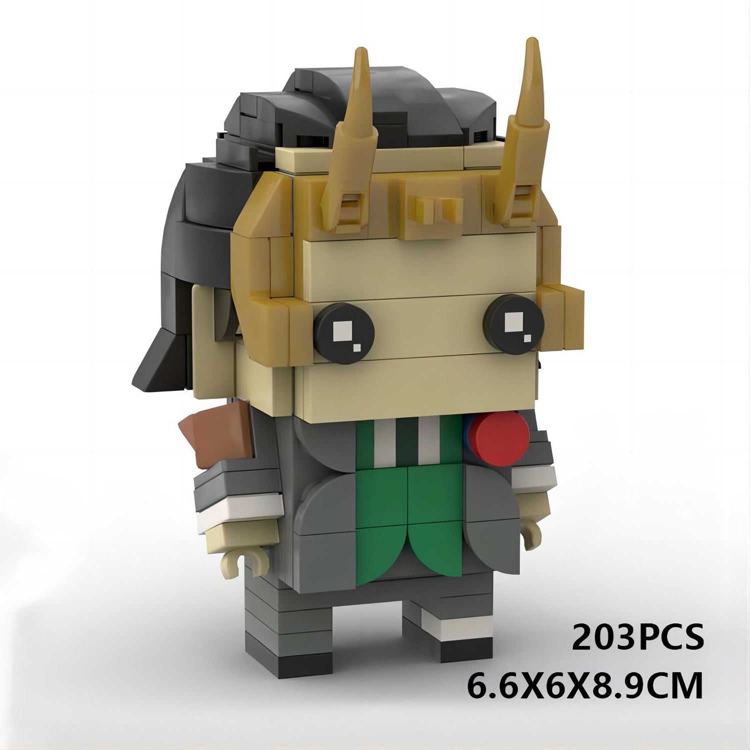 president loki brickheadz moc set | loki | lego-compatible - 1