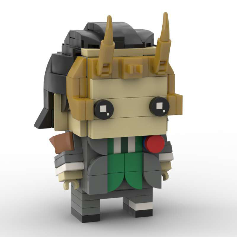 president loki brickheadz moc set | loki | lego-compatible - 2