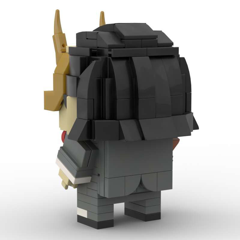 president loki brickheadz moc set | loki | lego-compatible - 3