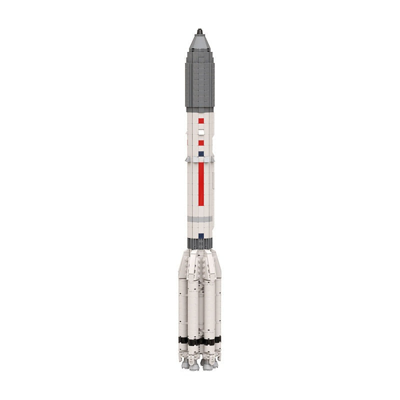Proton M Rocket MOC Building Kit | 1:110 Scale Space Launch Vehicle Model - 1
