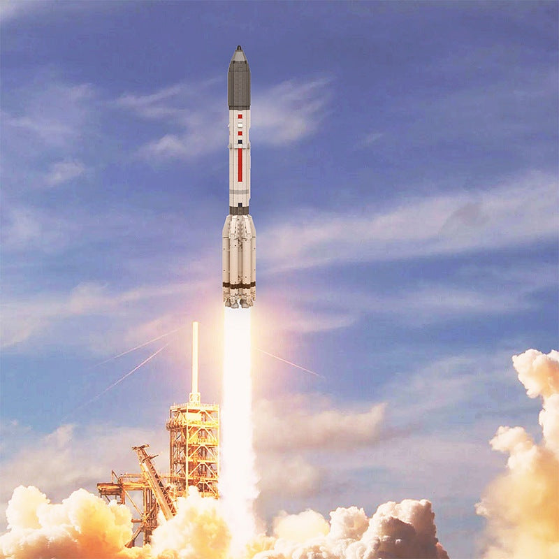 Proton M Rocket MOC Building Kit | 1:110 Scale Space Launch Vehicle Model - 7