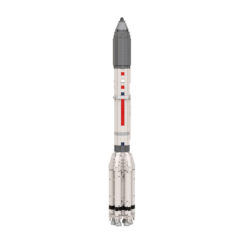 Proton M Saturn V Scale Building Kit | 1:110 Scale | LEGO-Compatible MOC - 1