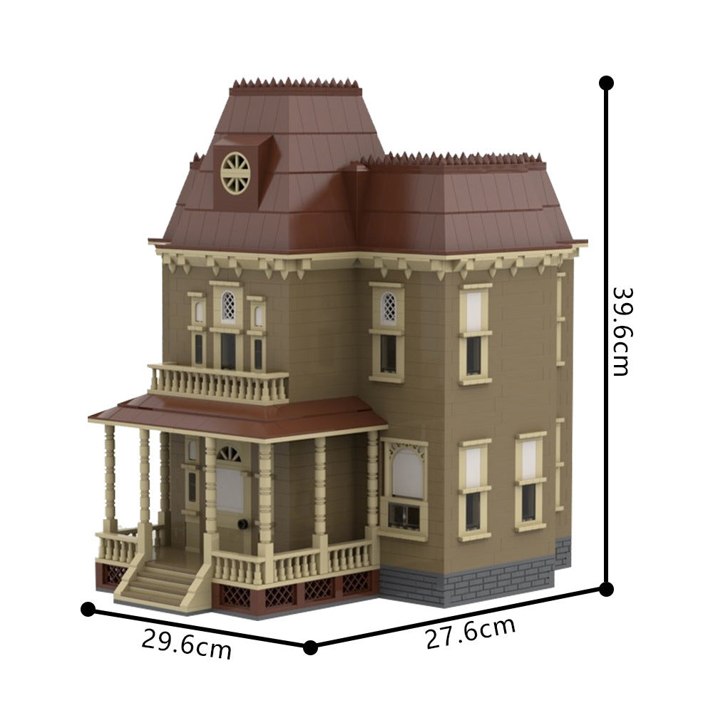 Psycho House Building Kit | LEGO-Compatible MOC - 4