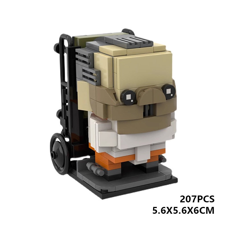 Psychological Thriller Villain BrickHeadz Building Kit | LEGO-Compatible MOC - 3