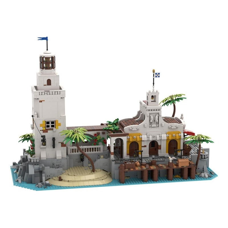 Puerto Santa Maria Harbor Light MOC Lighthouse Building Kit - 1