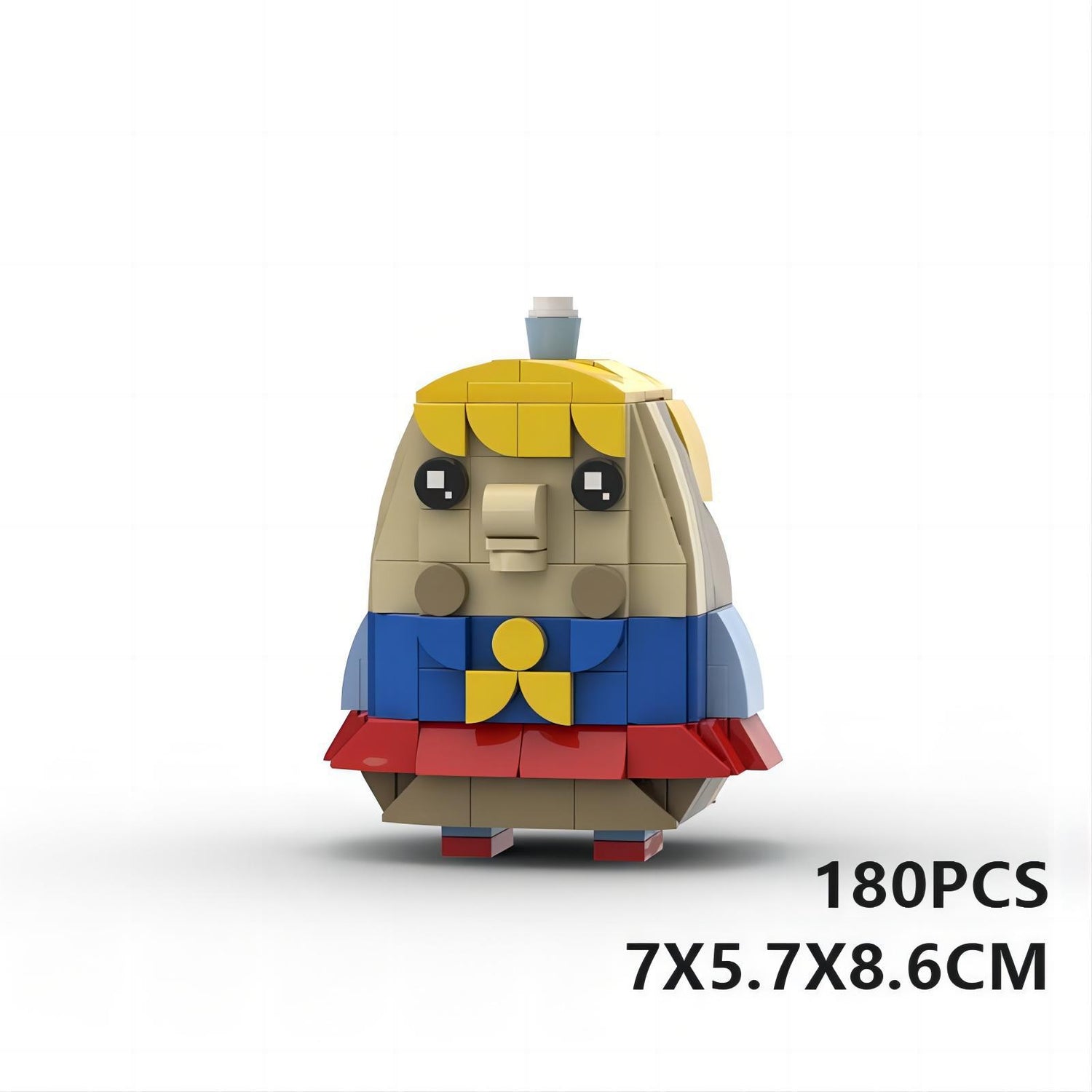 puff teacher brickheadz set | lego-compatible spongebob moc - 2