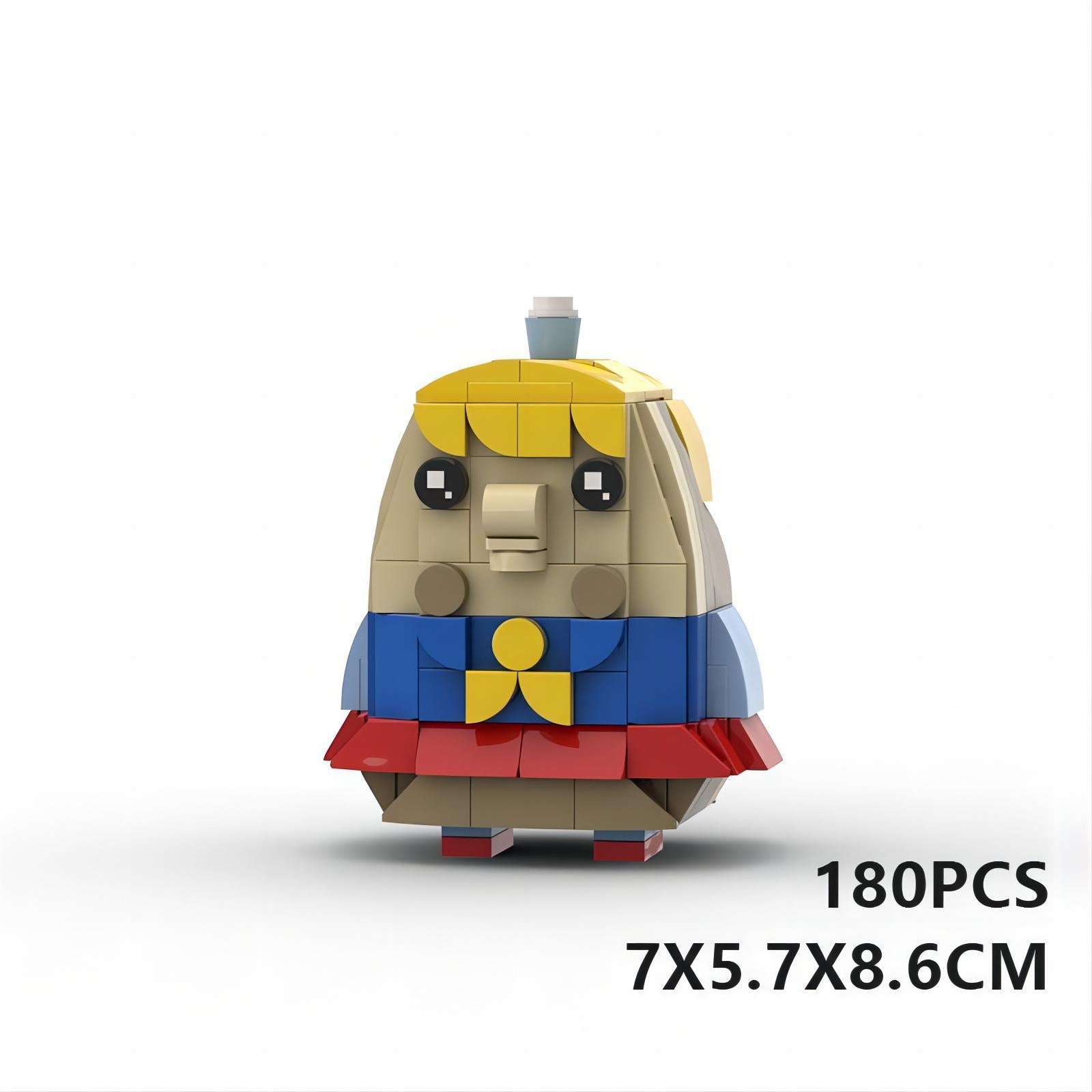 puff teacher brickheadz set | lego-compatible spongebob moc - 2