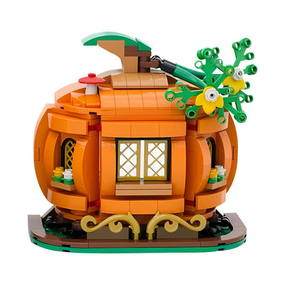 Pumpkin Cottage Building Kit | Halloween | LEGO-Compatible MOC - 2