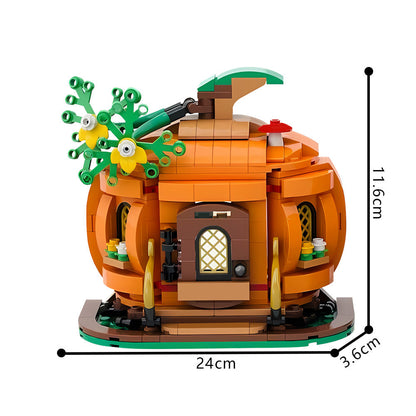 Pumpkin Cottage Building Kit | Halloween | LEGO-Compatible MOC - 3
