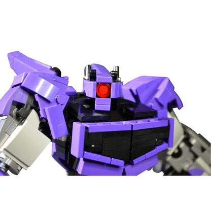 Purple Cyclops Combat Mecha MOC Building Kit - 3