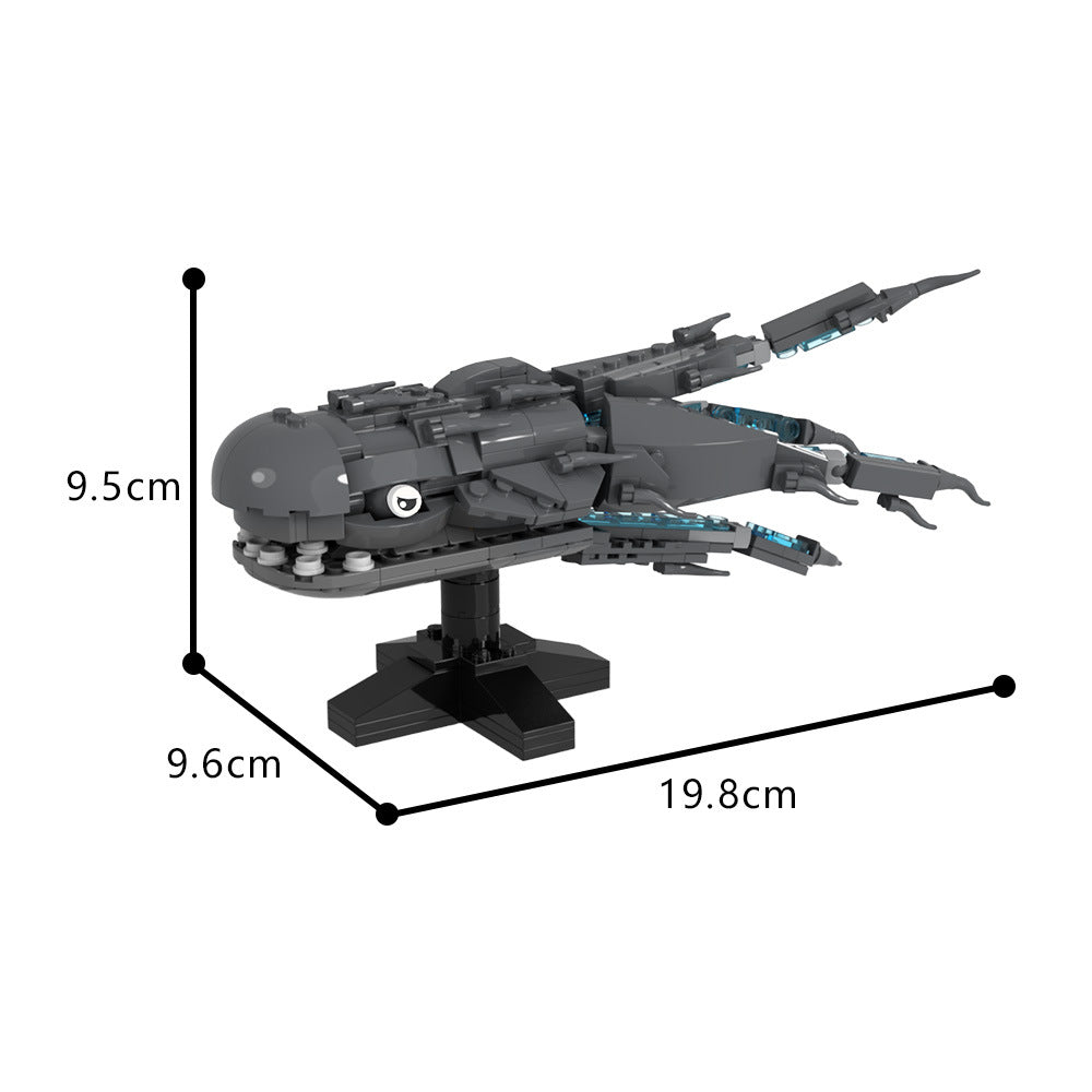 purrgil space whale building set | moc-200357 - 4