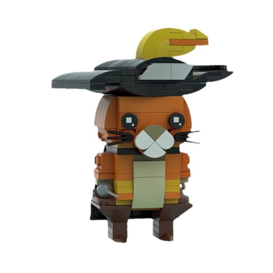 puss in boots brickheadz building set | shrek | moc-87874 - 3