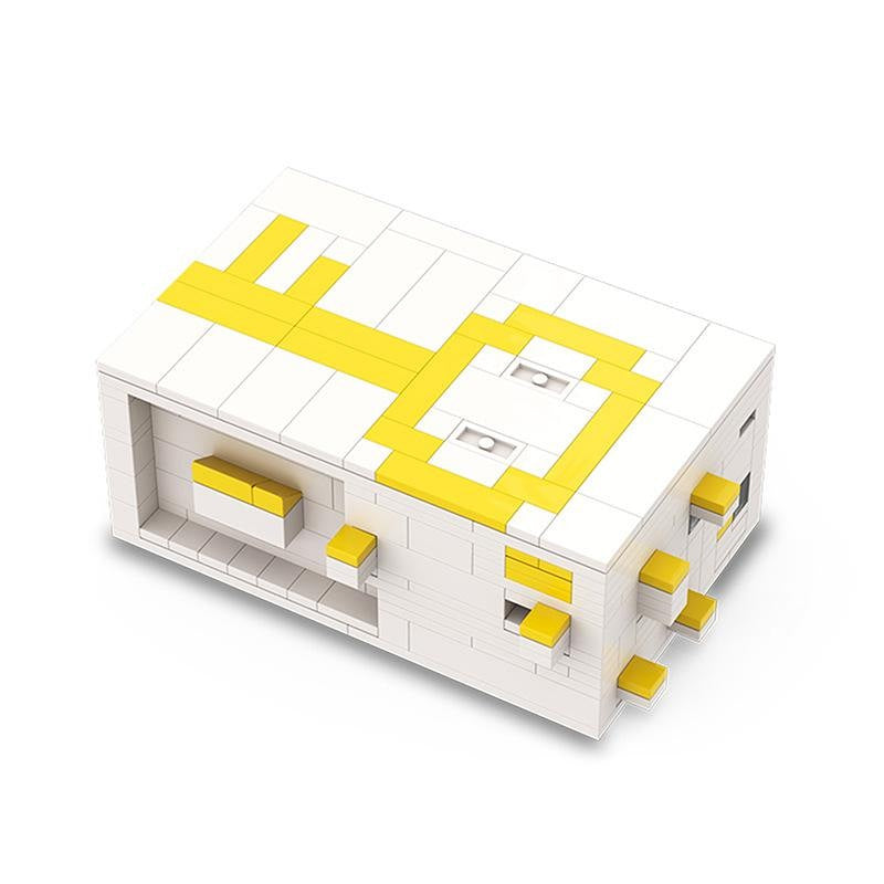 Puzzle Box MOC Building Kit | Lock And Key Mechanical Puzzle Model - 1