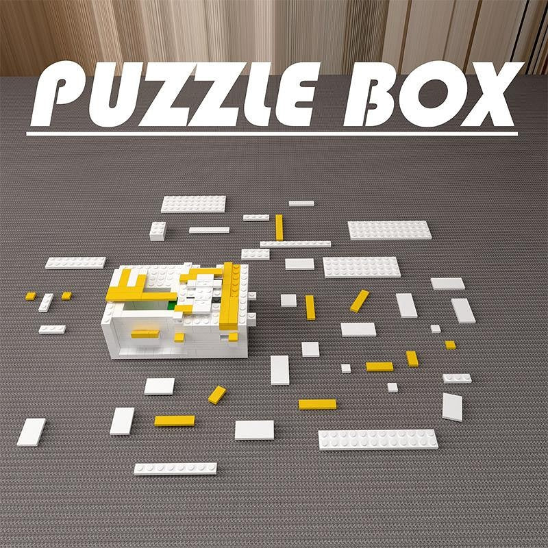 Puzzle Box MOC Building Kit | Lock And Key Mechanical Puzzle Model - 6