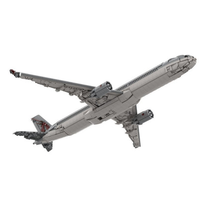 qatar airways airbus a350-1000 building kit | moc-233729 - 2