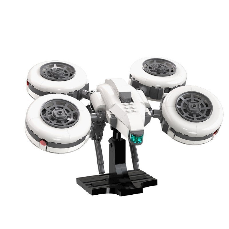 Quad-Rotor Combat Drone MOC Building Kit | Futuristic Aerial Machine - 5