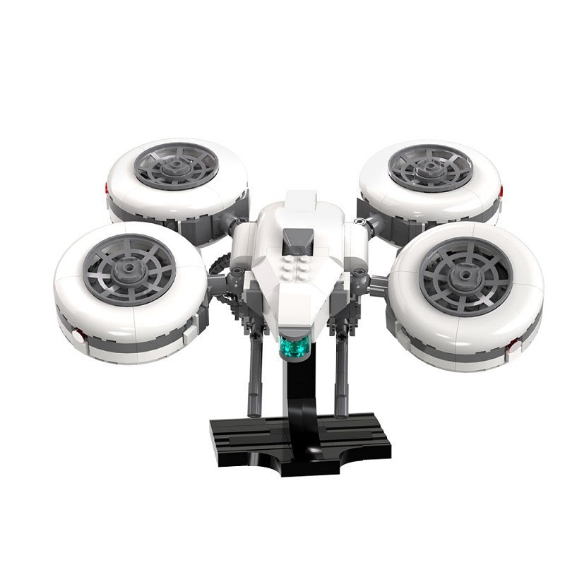 Quad-Rotor Combat Drone MOC Building Kit | Futuristic Aerial Machine - 6
