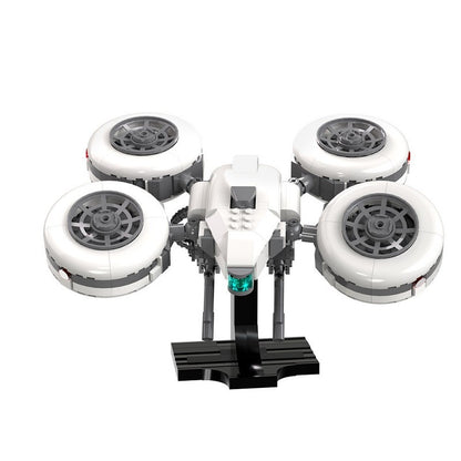 Quad-Rotor Combat Drone MOC Building Kit | Futuristic Aerial Machine - 6
