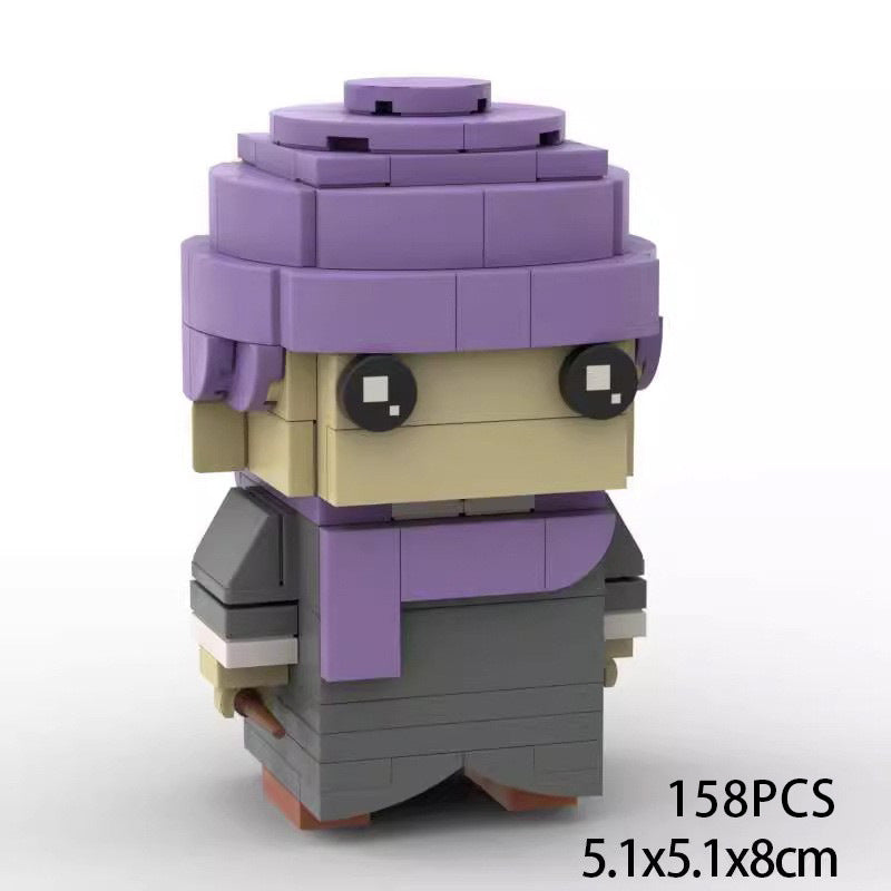 quirinus quirrell moc brickheadz building | harry potter | compatible with lego - 1