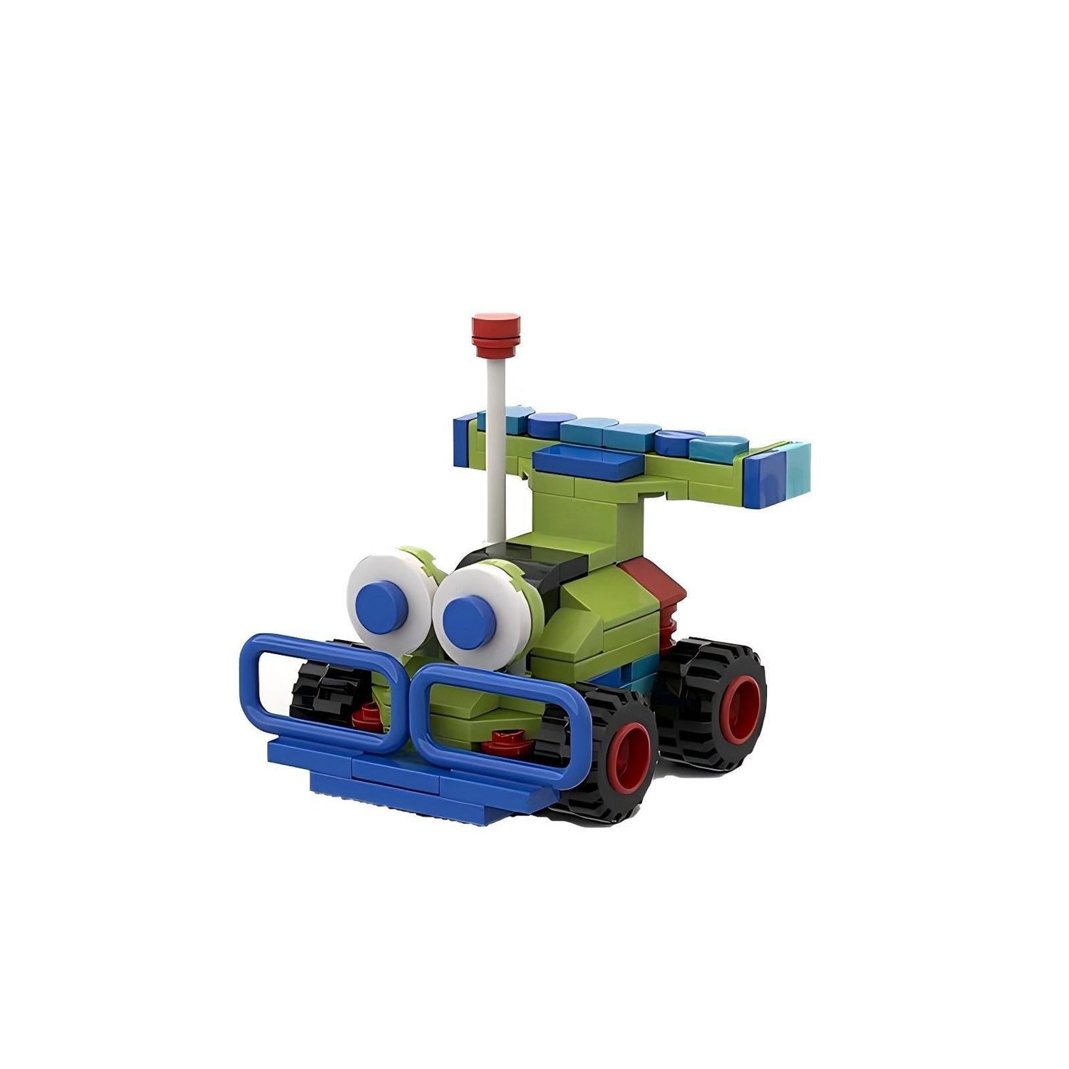r.c. car brickheadz moc building set | toy story | lego compatible - 3