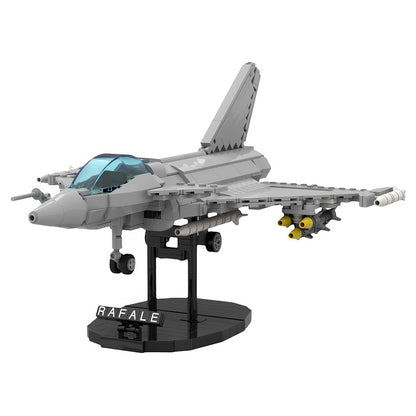 Rafale 1:48 Multirole Fighter Jet MOC Building Kit - 2