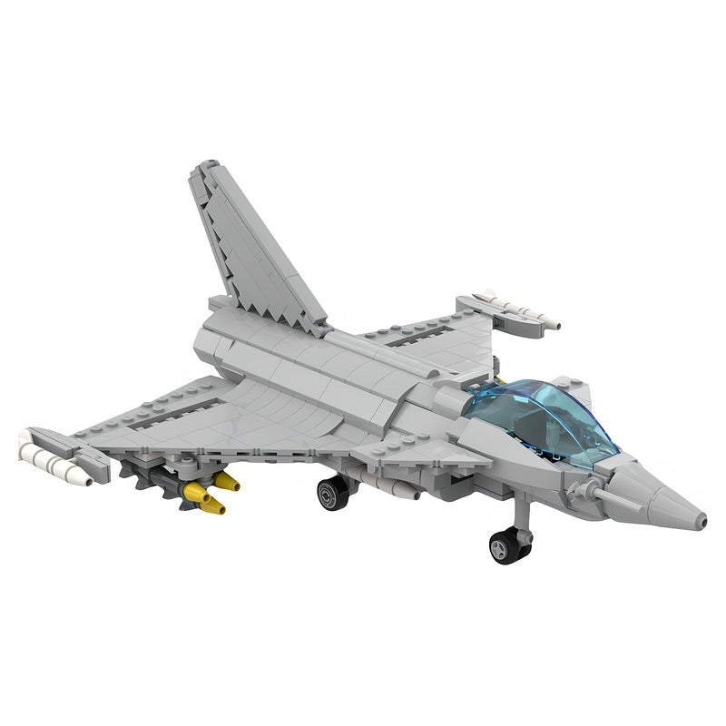 Rafale 1:48 Multirole Fighter Jet MOC Building Kit - 4