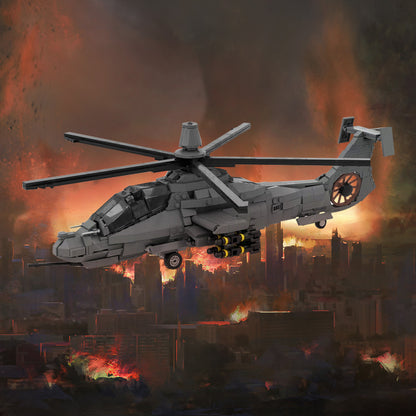 rah-66 comanche helicopter building set | 1:35 | moc-208482 - 1