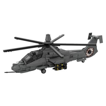 rah-66 comanche helicopter building set | 1:35 | moc-208482 - 2