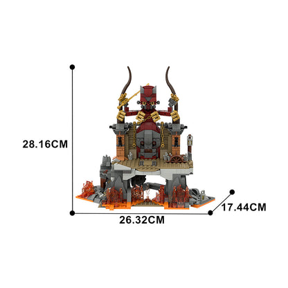raiders of the lost ark scene moc building set - 4