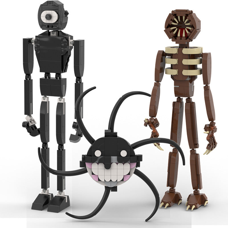 rainbow friends black building set | lego compatible - 1