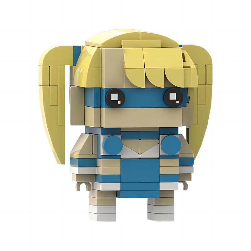 rainbow mika brickheadz building kit | street fighter | moc-138379 - 3