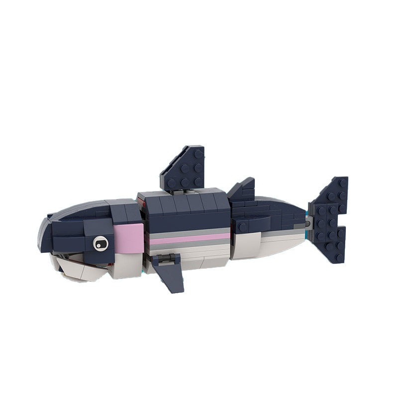 Rainbow Trout MOC Building Kit | Freshwater Fish Animal Figure Model - 4