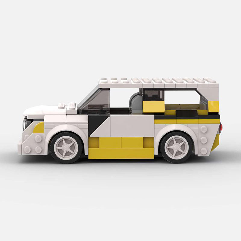 Rally Hatchback Building Kit | LEGO-Compatible MOC - 4