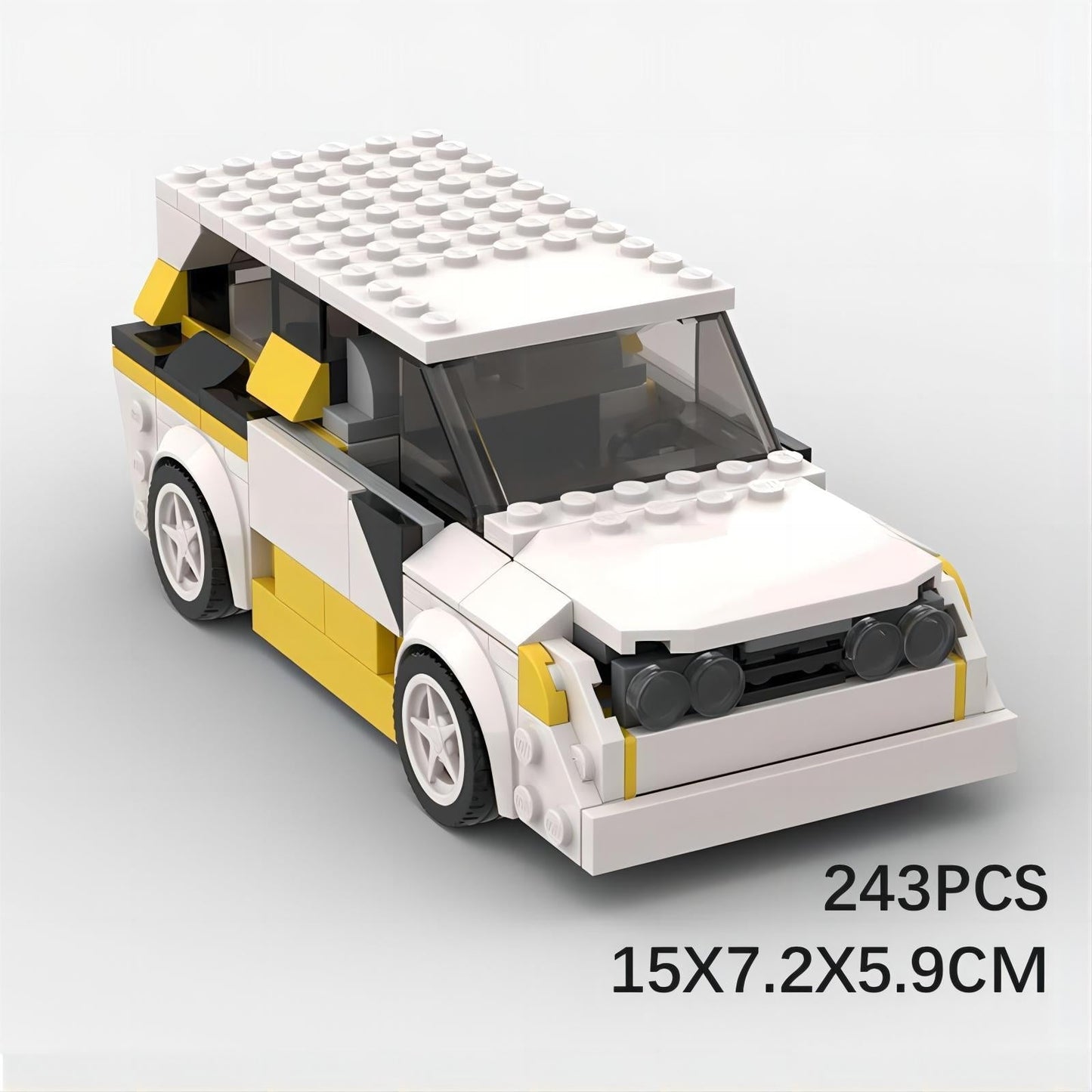Rally Hatchback Building Kit | LEGO-Compatible MOC - 6