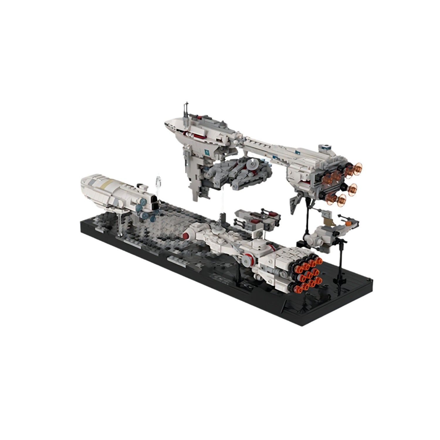 rebel fleet building set | star wars | moc-71664 - 3