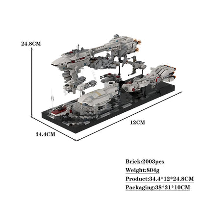 rebel fleet building set | star wars | moc-71664 - 4