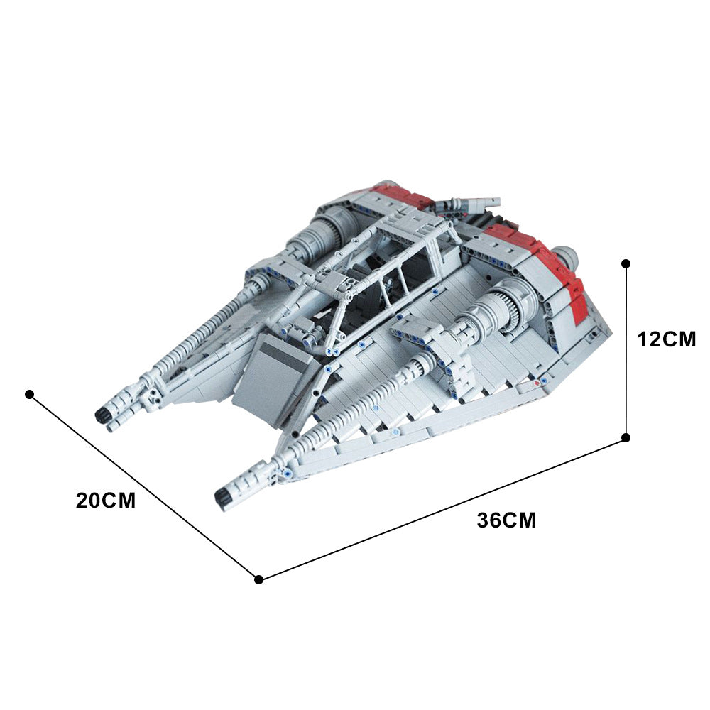 rebel snowspeeder building set | star wars | moc-1671 - 4