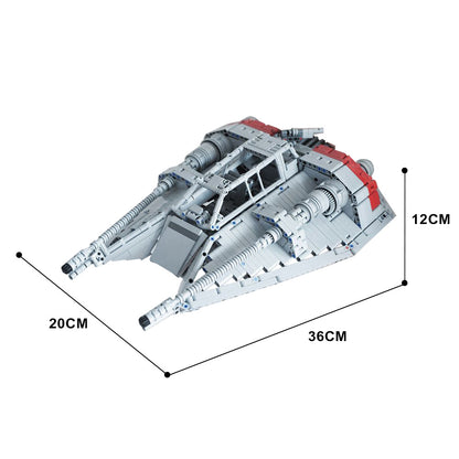 rebel snowspeeder building set | star wars | moc-1671 - 4