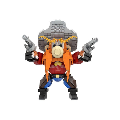 Red-Bearded Western Gunslinger MOC Building Kit | Character Figure - 1