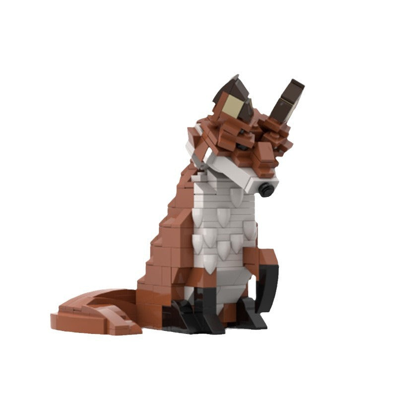 Red Fox Building Kit | LEGO-Compatible MOC - 5