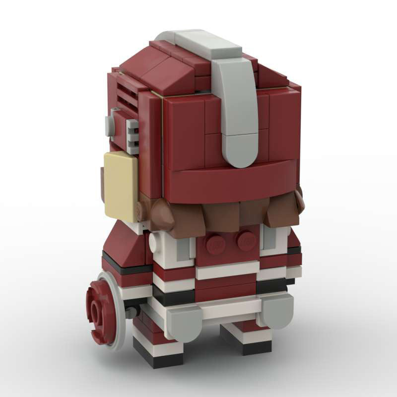 red guardian brickheadz building set | marvel | moc-83148 - 3
