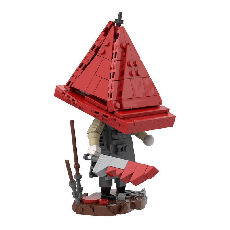 Red Hooded Horror Monster Cube Character MOC Building Kit - 1