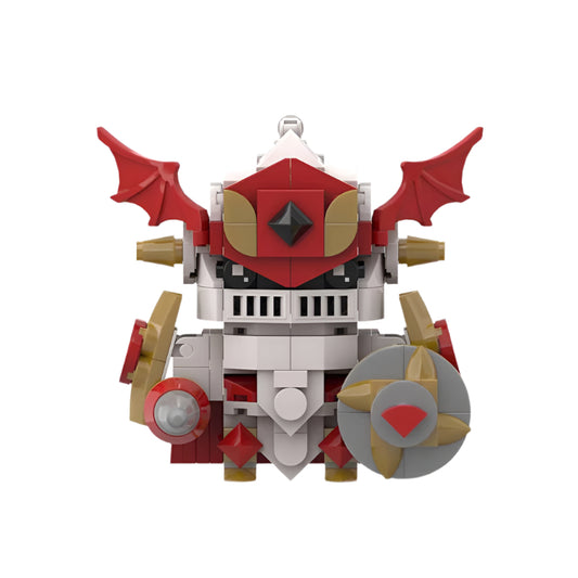 red knight digimon brickheadz moc set | lego-compatible 216 pcs - 1